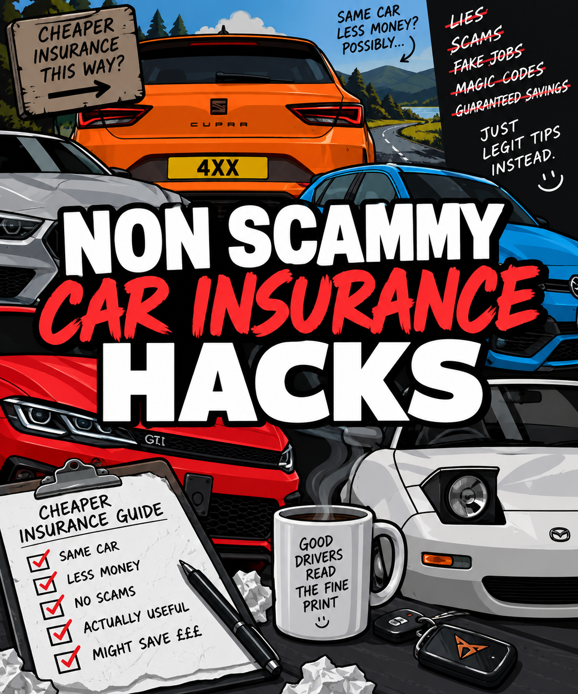 The free insurance hacks, minus the hustle